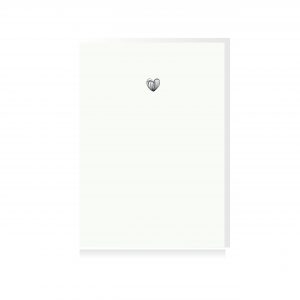 condoleance kaart rouwkaart hart fine line hart heart illustratie studio tosca