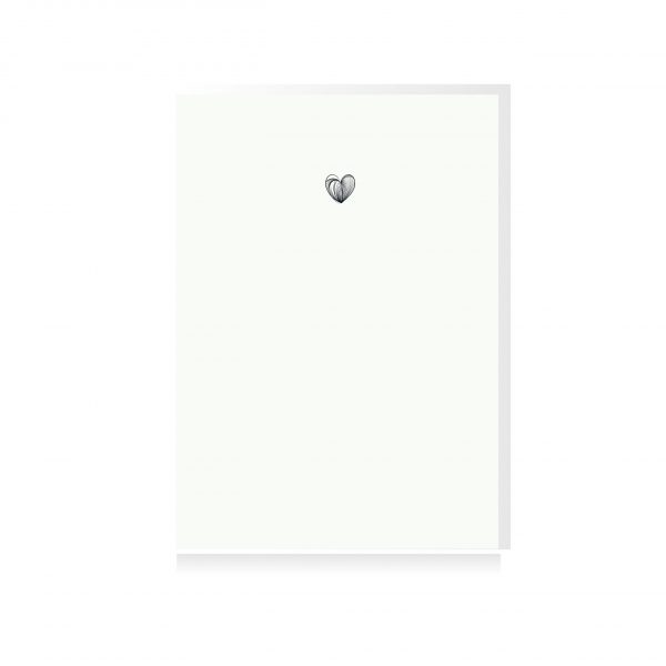 condoleance kaart rouwkaart hart fine line hart heart illustratie studio tosca